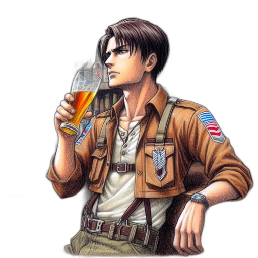 jacket, pixel art, concept art, anime transparent PNG cut-out