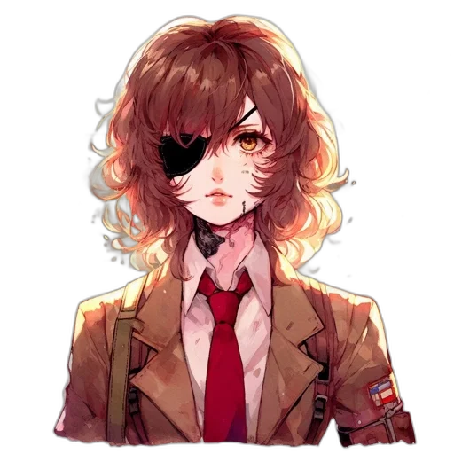 jacket, mask, face, staff transparent PNG cut-out