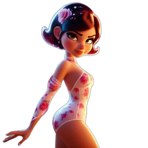 dress, concept art, cartoon, comic book art transparent PNG cut-out