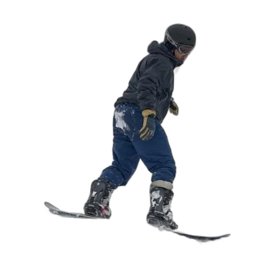 staff, snowboarder, blue, pants transparent PNG cut-out