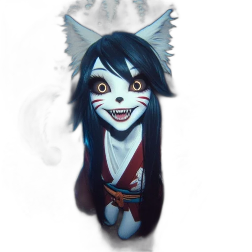 mask, staff, creature, face transparent PNG cut-out