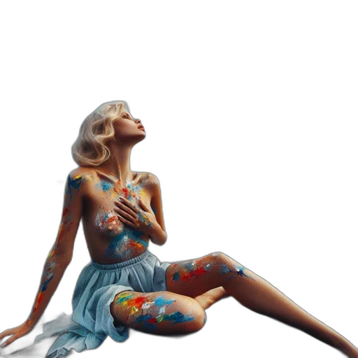 dress, concept art, fantasy art, 3d render transparent PNG cut-out