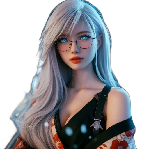 dress, staff, face, robot transparent PNG cut-out