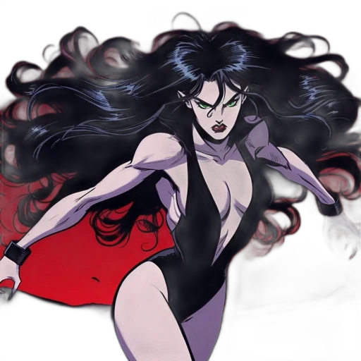 comic book art, concept art, fantasy art, cartoon transparent PNG cut-out