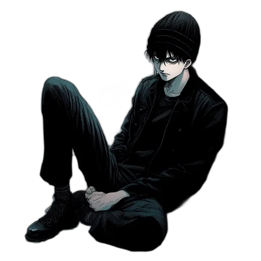 jacket, hat, mask, creature transparent PNG cut-out