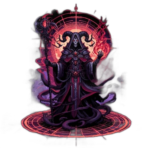 mask, dress, staff, creature transparent PNG cut-out