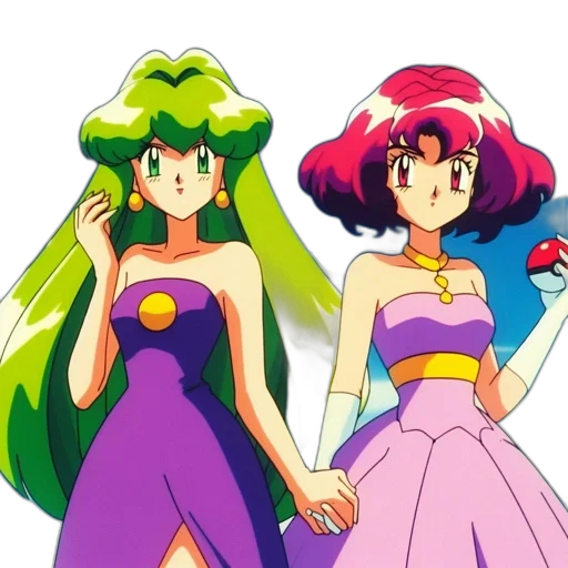 dress, vaporwave, anime, concept art transparent PNG cut-out