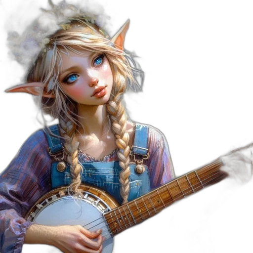 staff, fantasy art, concept art, 3d render transparent PNG cut-out