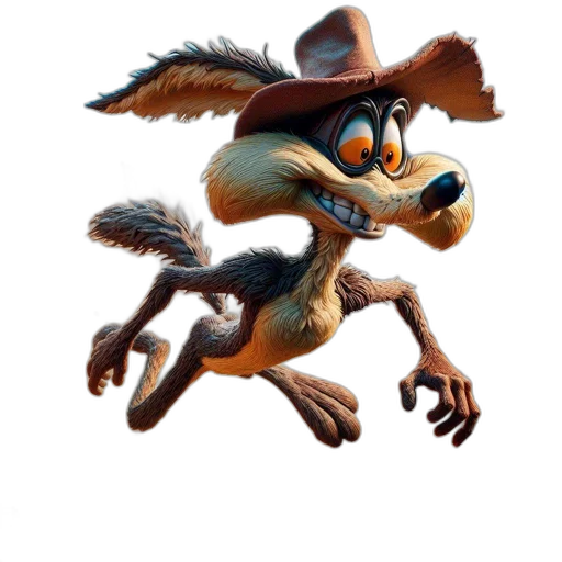 animal, creature, hat, staff transparent PNG cut-out