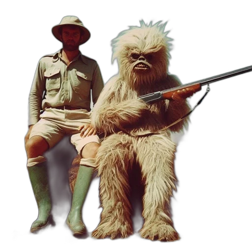 staff, weapon, animal, creature transparent PNG cut-out