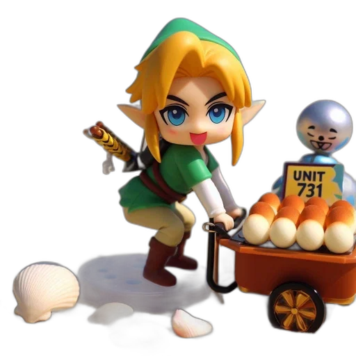 weapon, food, 3d render, concept art transparent PNG cut-out