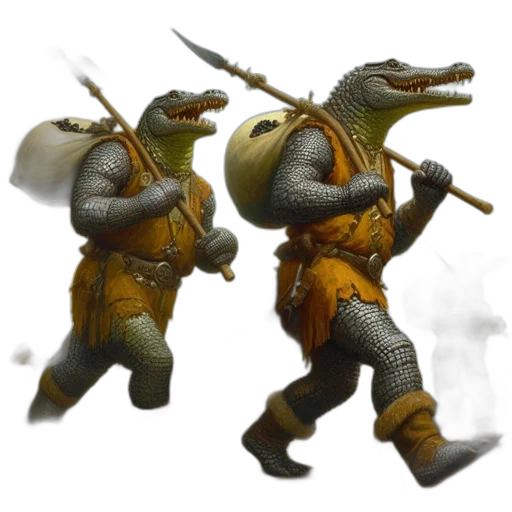 dragon, creature, staff, concept art transparent PNG cut-out