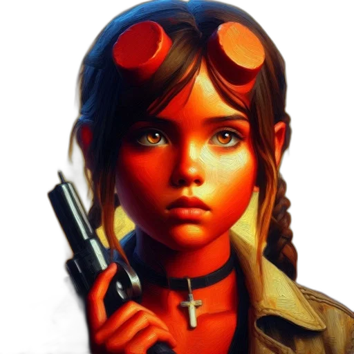 weapon, face, staff, concept art transparent PNG cut-out