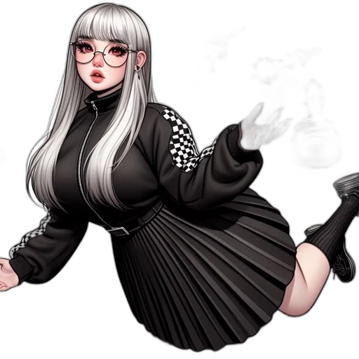 dress, staff, concept art, fantasy art transparent PNG cut-out