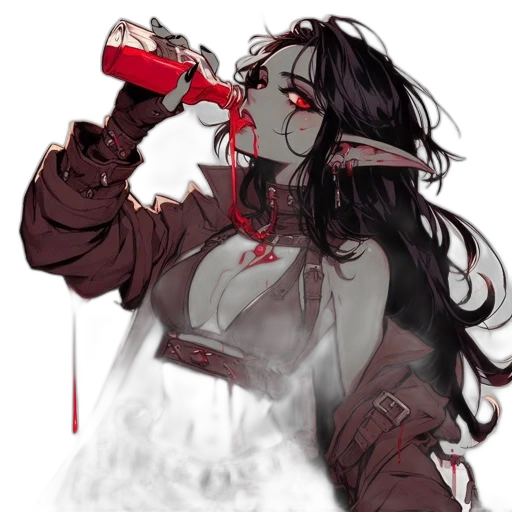 bottle, staff, concept art, pixel art transparent PNG cut-out