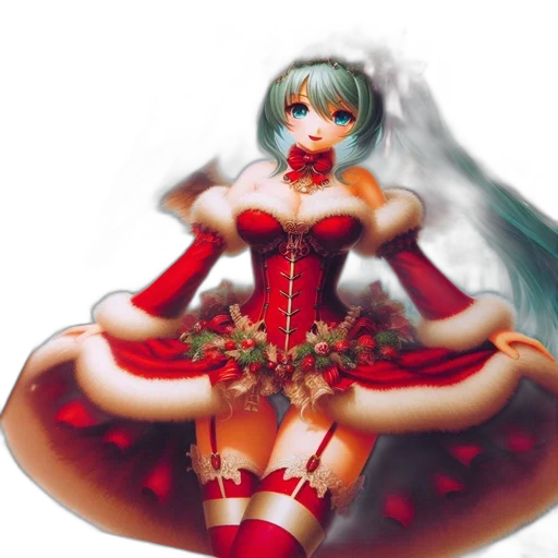 dress, robot, 3d render, concept art transparent PNG cut-out