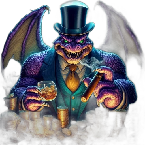 dragon, concept art, fantasy art, pixel art transparent PNG cut-out