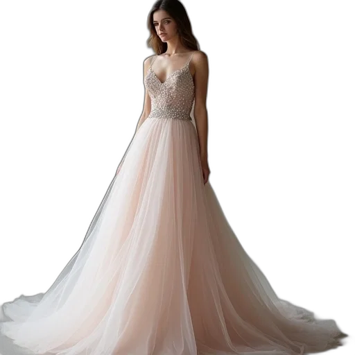 dress, pastel, monochrome, line transparent PNG cut-out