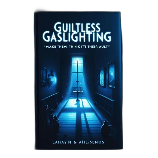book, cover, guiltless, gaslighting transparent PNG cut-out