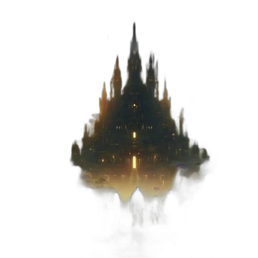 crown, building, mask, dragon transparent PNG cut-out