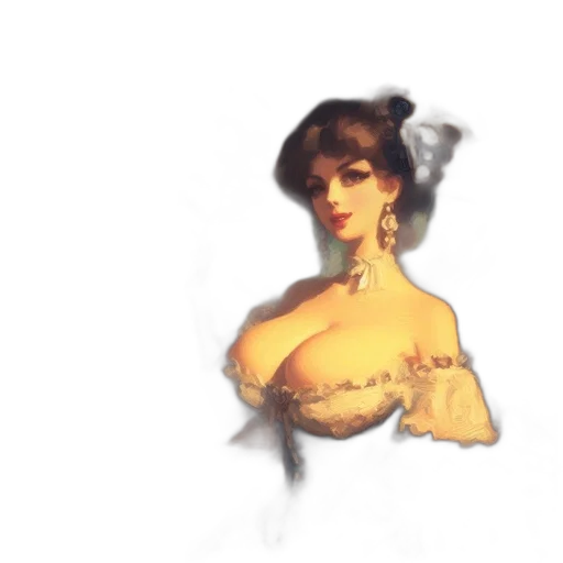 dress, crown, staff, jewelry transparent PNG cut-out