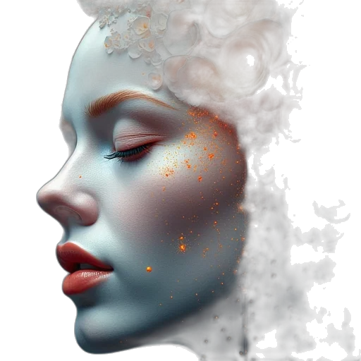 face, mask, crown, robot transparent PNG cut-out
