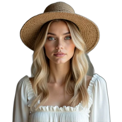 hat, hair, crown, face transparent PNG cut-out