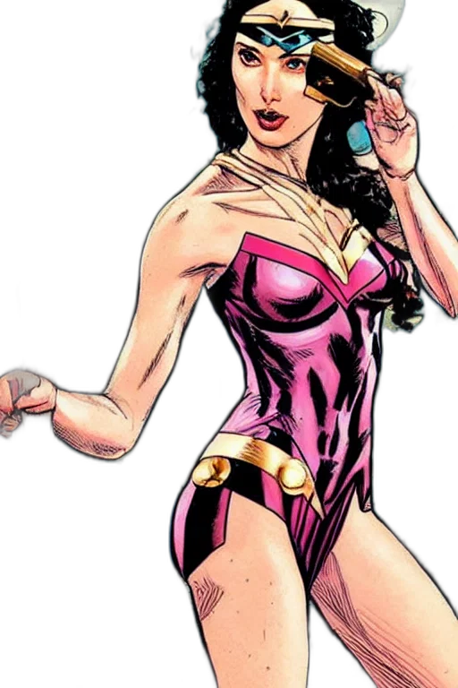 comic book art, cartoon, concept art, gal transparent PNG cut-out