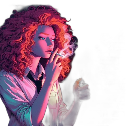 jacket, comic book art, concept art, cartoon transparent PNG cut-out