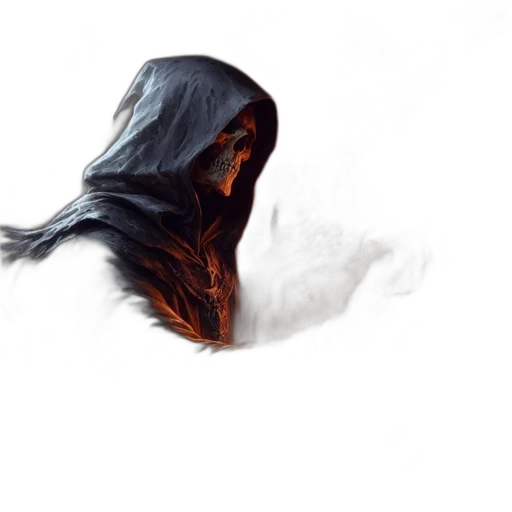mask, face, creature, sword transparent PNG cut-out