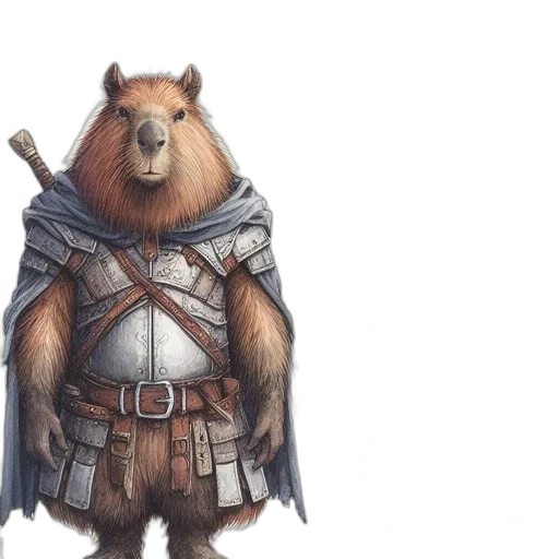 animal, concept art, fantasy art, watercolor transparent PNG cut-out