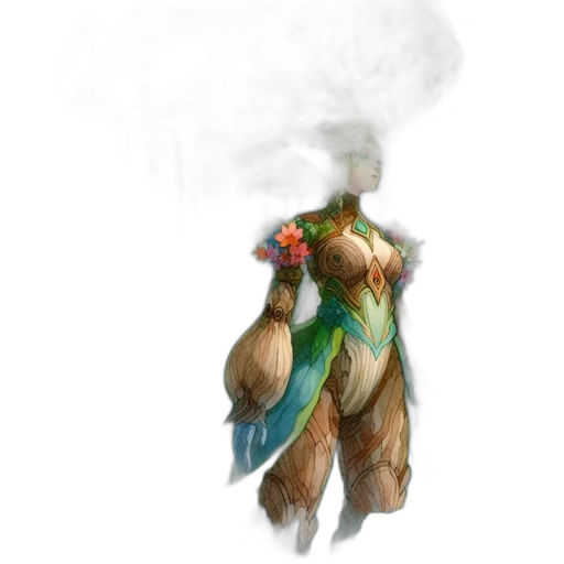 mask, dress, dragon, weapon transparent PNG cut-out