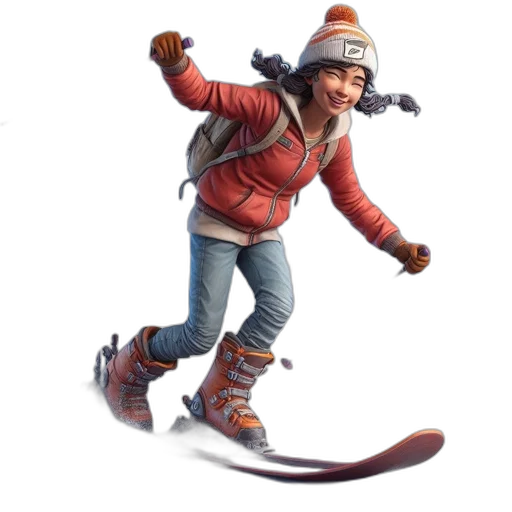 weapon, staff, jacket, hat transparent PNG cut-out