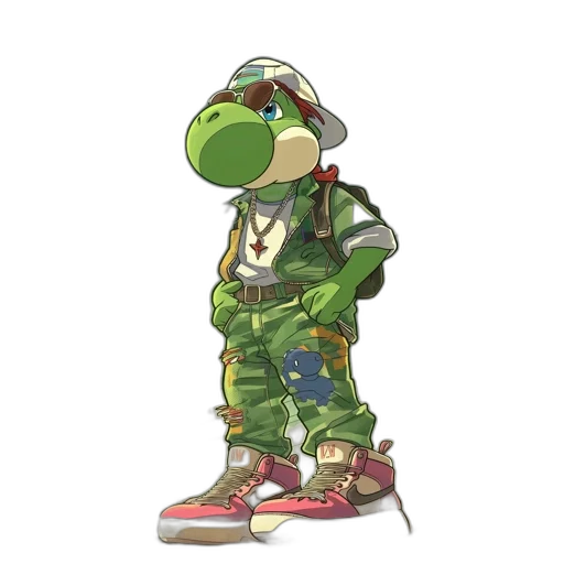 jacket, animal, concept art, pixel art transparent PNG cut-out