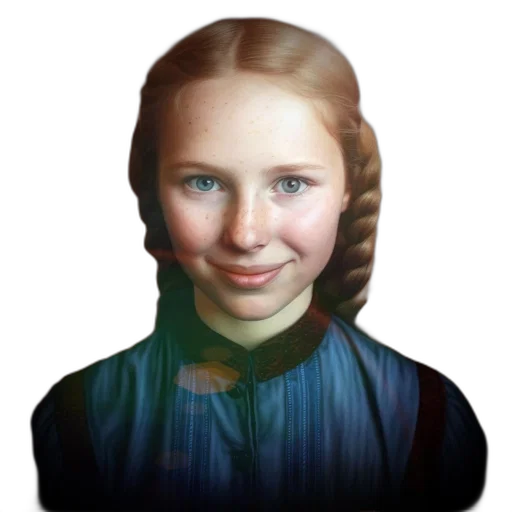 face, staff, hair, crown transparent PNG cut-out