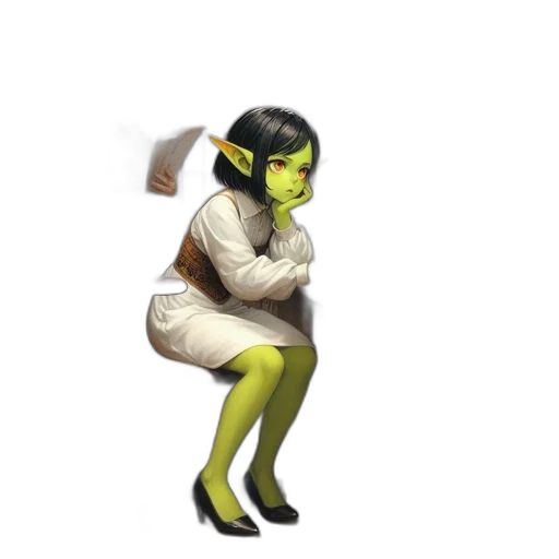staff, creature, mask, concept art transparent PNG cut-out