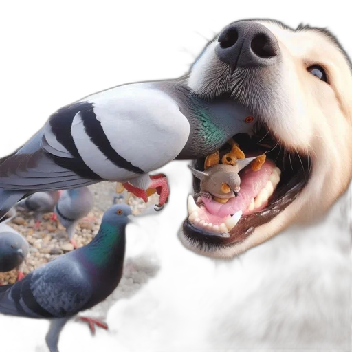 animal, creature, food, photorealistic transparent PNG cut-out