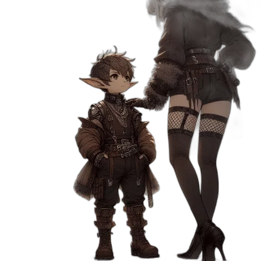 weapon, creature, sword, staff transparent PNG cut-out