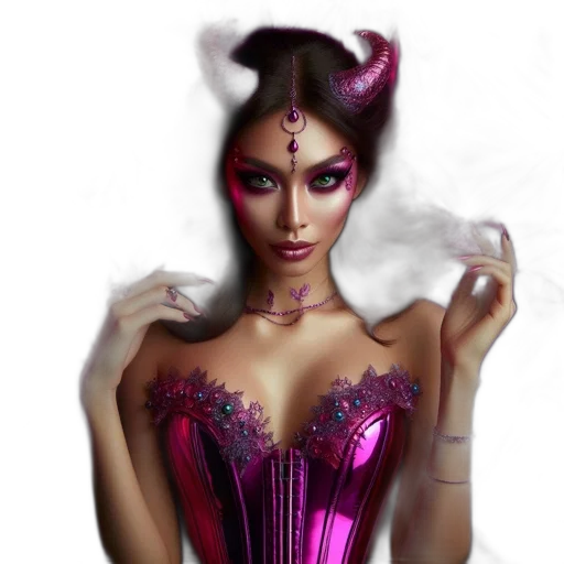 mask, dress, jewelry, fantasy art transparent PNG cut-out