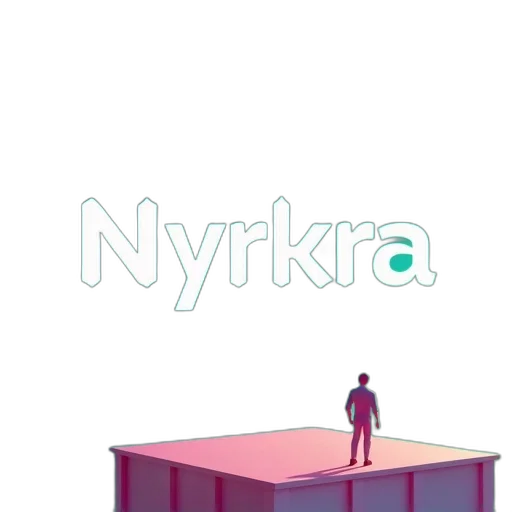 umbrella, robot, 3d render, cyberpunk transparent PNG cut-out