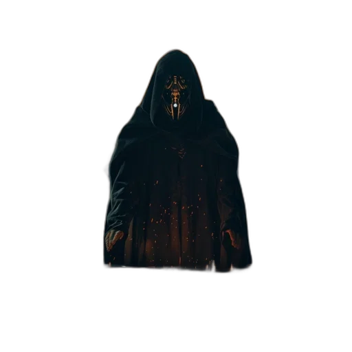 mask, jacket, dress, staff transparent PNG cut-out