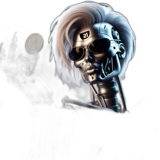 mask, face, robot, concept art transparent PNG cut-out