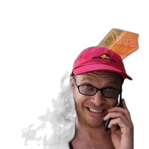 hat, staff, face, bottle transparent PNG cut-out