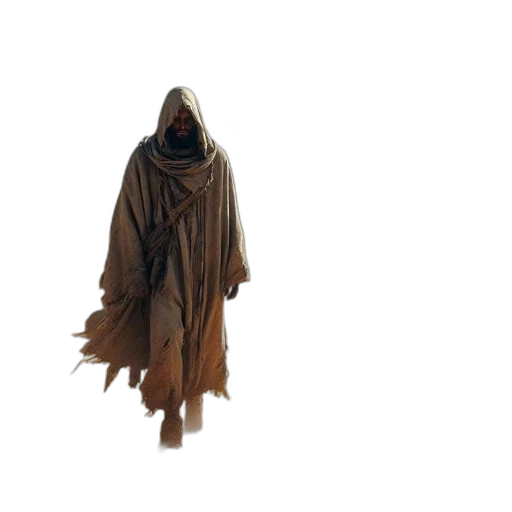 jacket, dress, mask, creature transparent PNG cut-out