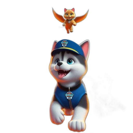 staff, animal, 3d render, concept art transparent PNG cut-out