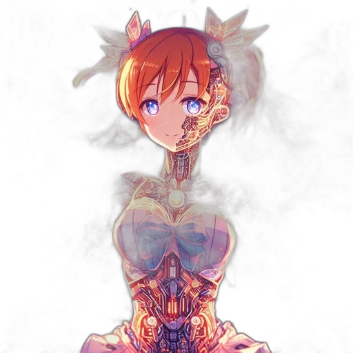 dress, robot, weapon, crown transparent PNG cut-out