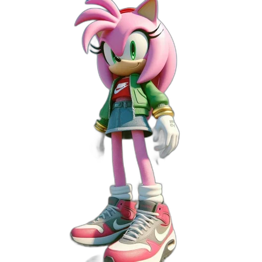 jacket, shoes, 3d render, concept art transparent PNG cut-out