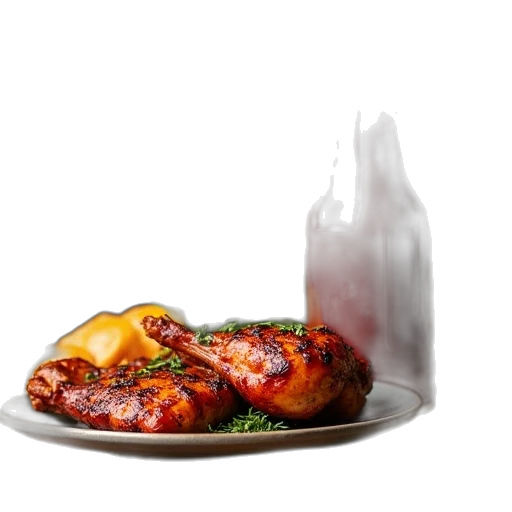 food, bottle, 3d render, photorealistic transparent PNG cut-out