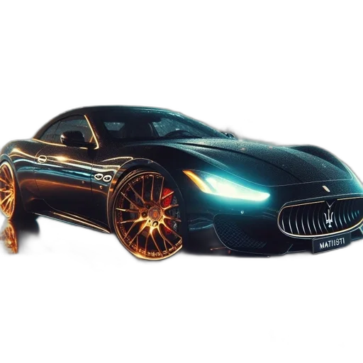 car, 3d render, photorealistic, concept art transparent PNG cut-out