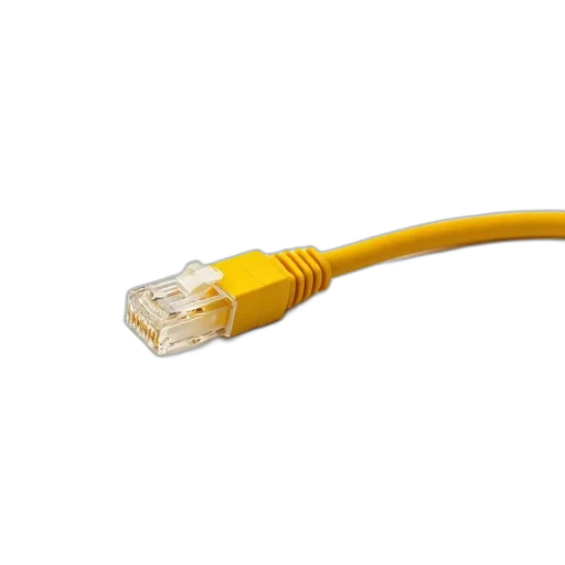 staff, yellow, ethernet, cable transparent PNG cut-out